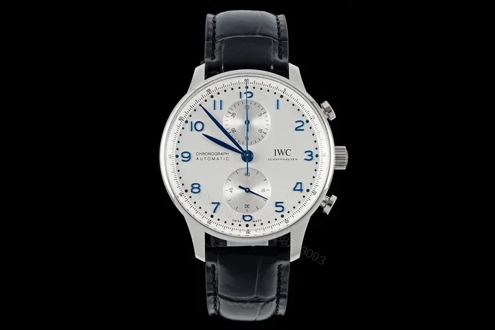 View 1 of IWC Portuguese Chrono-Automatic Stainless Steel / Silver IW3714-46