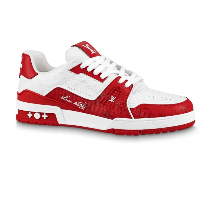 View 1 of LOUIS VUITTON TRAINE SNEAKERS IN RED – LSVT381