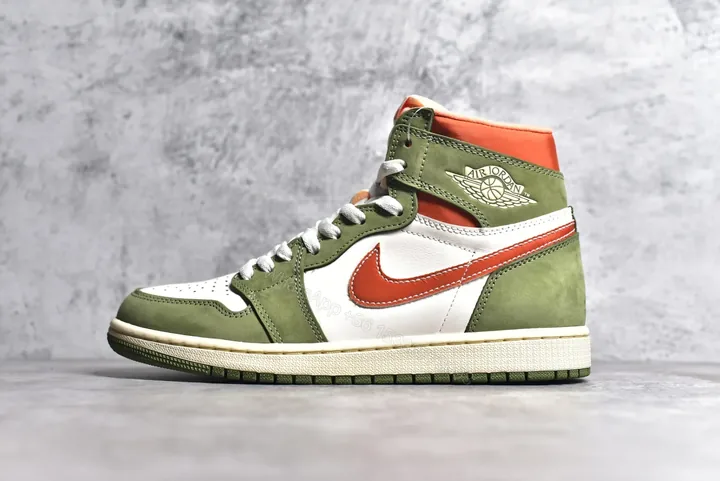 View 1 of Air Jordan 1 Retro High Celadon Reps