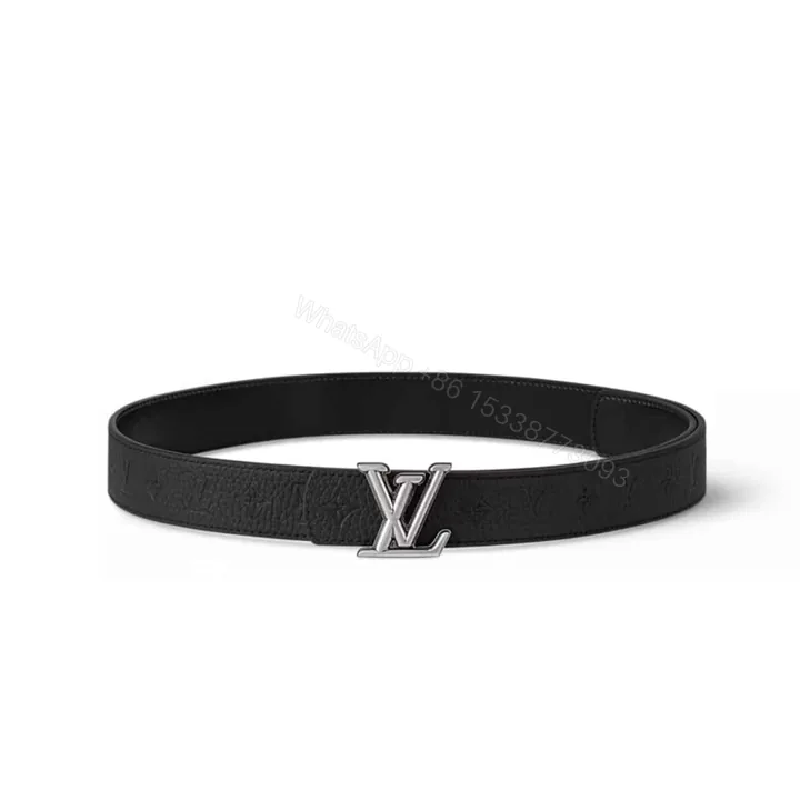 View 1 of LOUIS VUITTON LV DIMENSION 30MM DOUBLE SIDED BELT BLACK M8854U