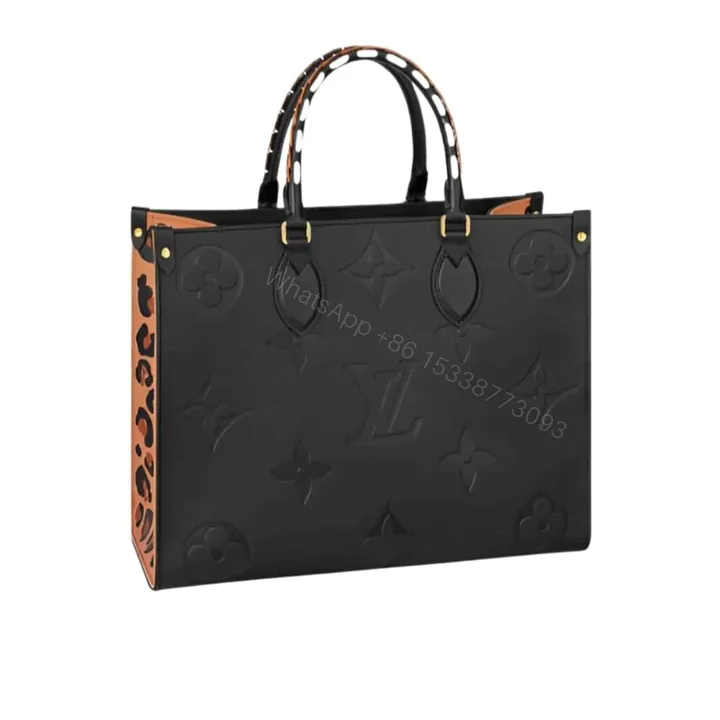 View 1 of Louis Vuitton Onthego MM Wild at Heart Black 35Cm M58522