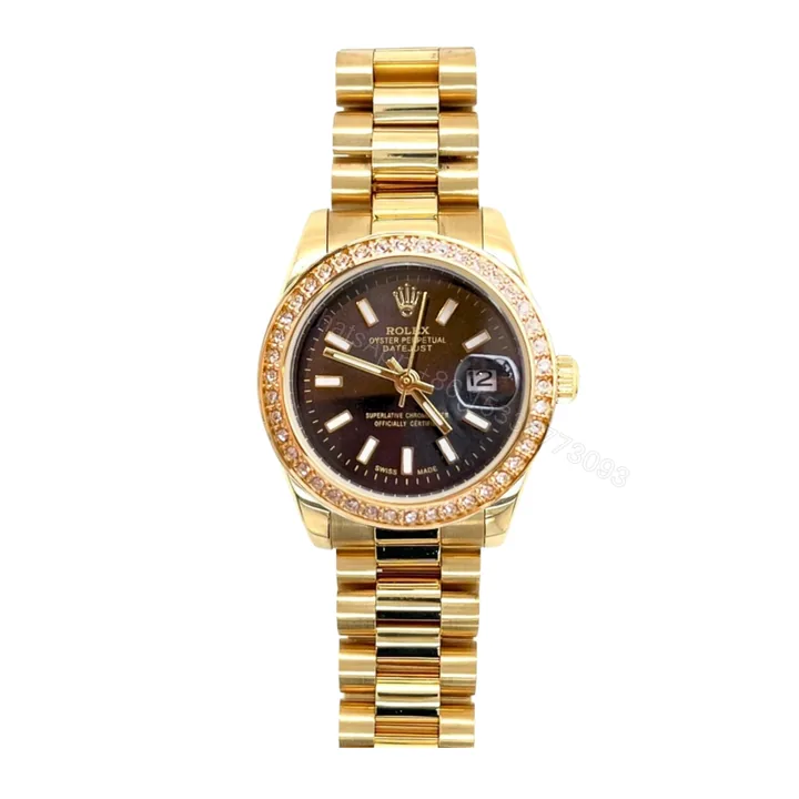 View 1 of Rolex Lady Datejust Black Dial Yellow Gold 28Mm