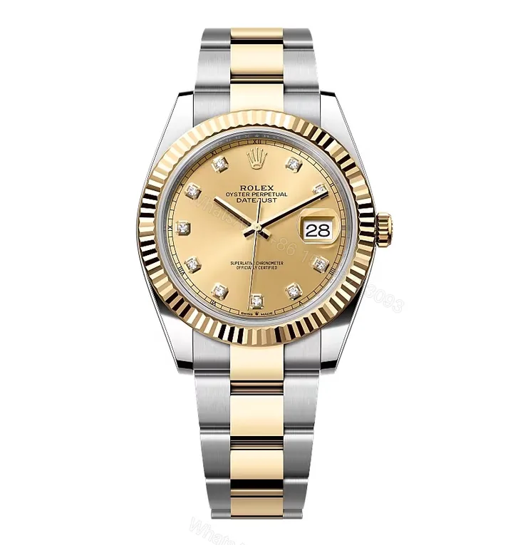 View 1 of Rolex Datejust Champagne Diamond Dial 126333-0011 41 mm