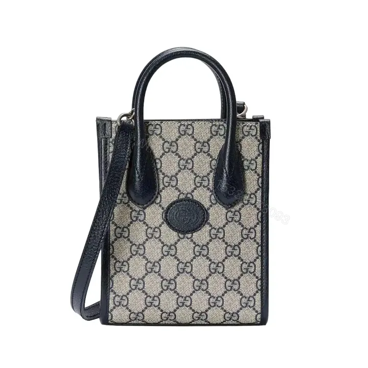 View 1 of MINI TOTE BAG WITH INTERLOCKING G – GBC068