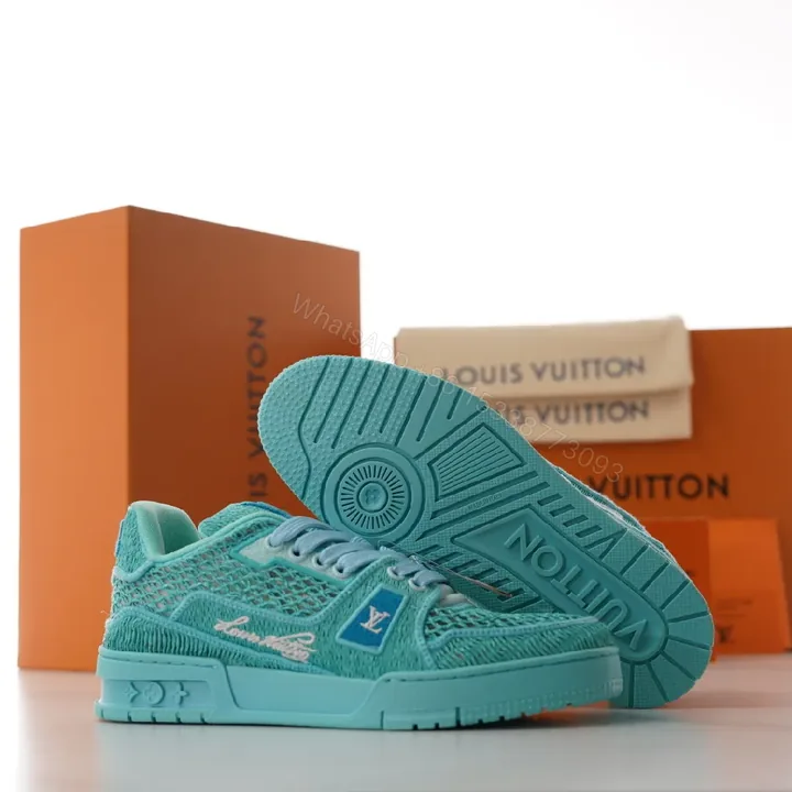 View 1 of Turquoise Knit High-Tops: Lightweight, All-Day Comfort Sneakers
