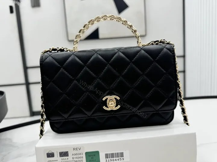 View 1 of Chic Quilted Black Chain Bag: Luxe Everyday Accessory