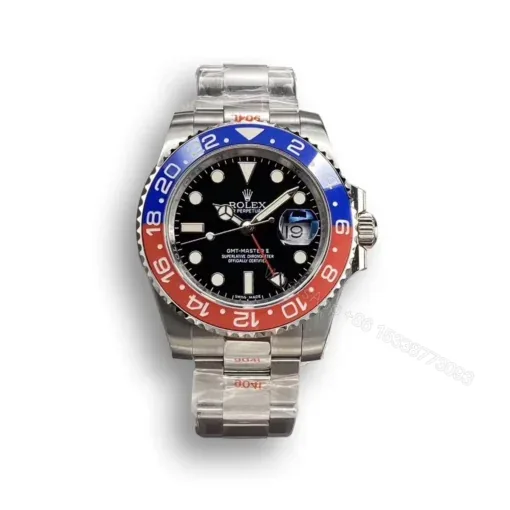 View 1 of Rolex GMT-Master II 126710BLRO Super Clone : Pepsi Steel 40mm Oyster