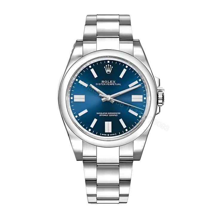 View 1 of Rolex Oyster Perpetual 124300 Blue Dial Replica