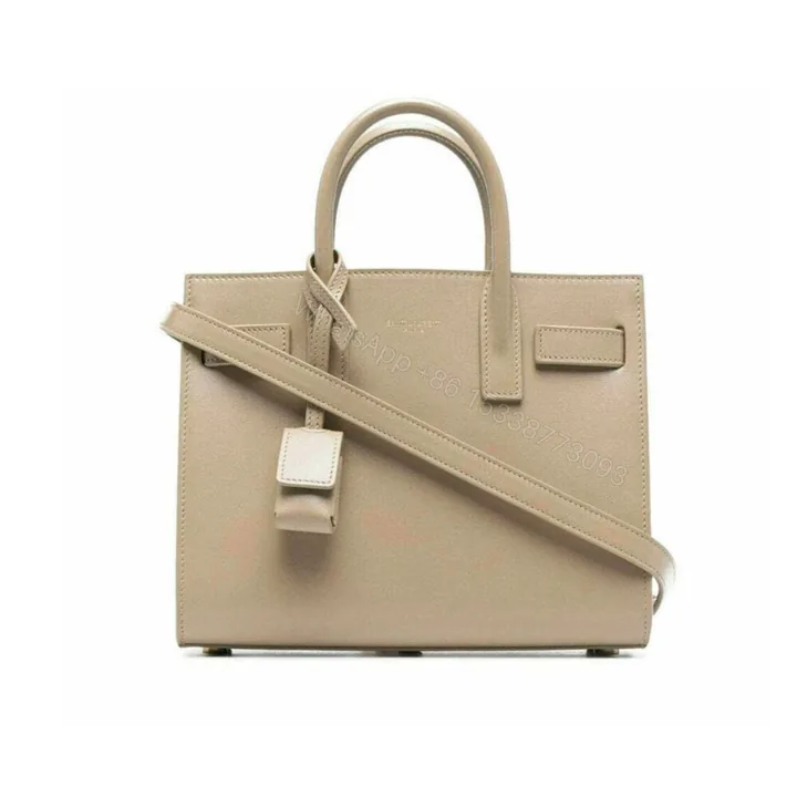 View 1 of Saint Laurent Sac De Jour Baby In Grained Beige 26Cm