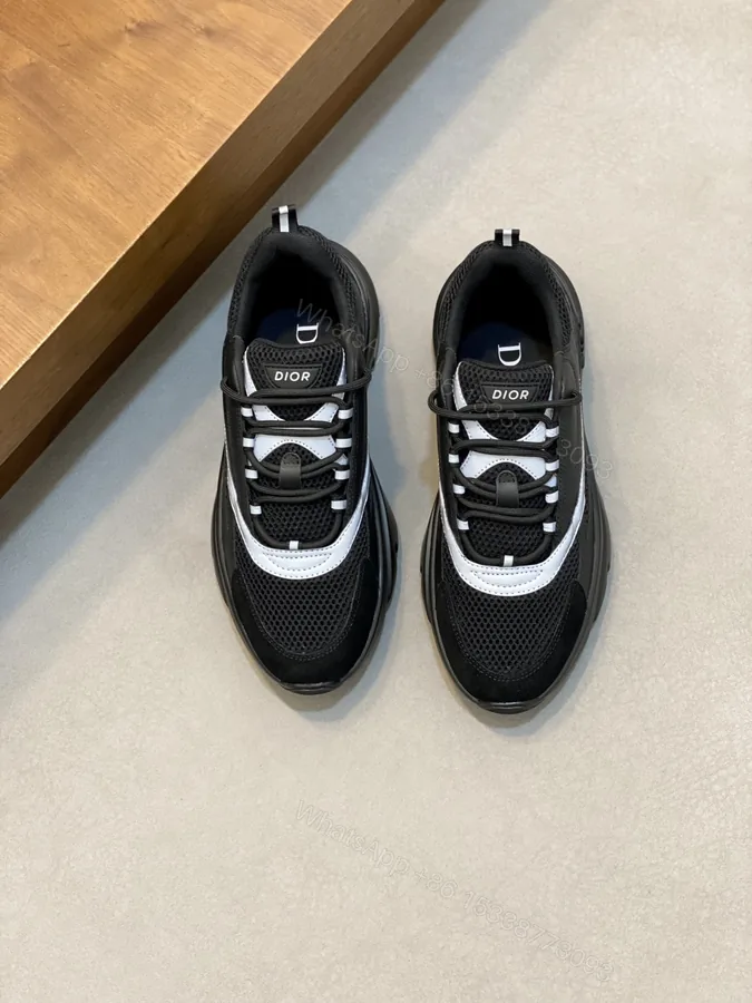 View 1 of Dior A貨黑白拼接男士運動鞋 經典配色全新版本