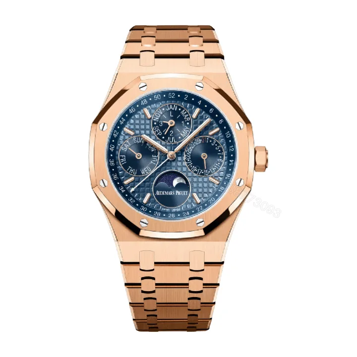 View 1 of Audemars Piguet Royal Oak Perpetual Calendar Rose Gold Replica