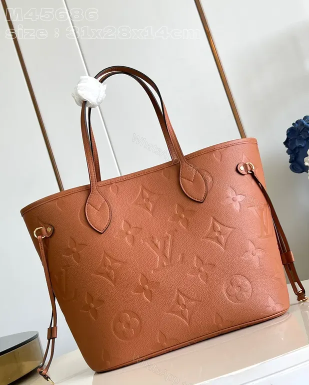 View 1 of Chic Monogram Lux Tote - Structured Everyday Carry