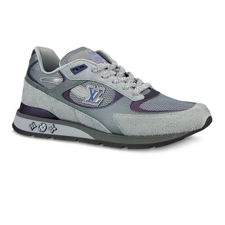 View 1 of LOUIS VUITTON RUN AWAY SNEAKERS IN GREY AND PURPLE – LSVT358