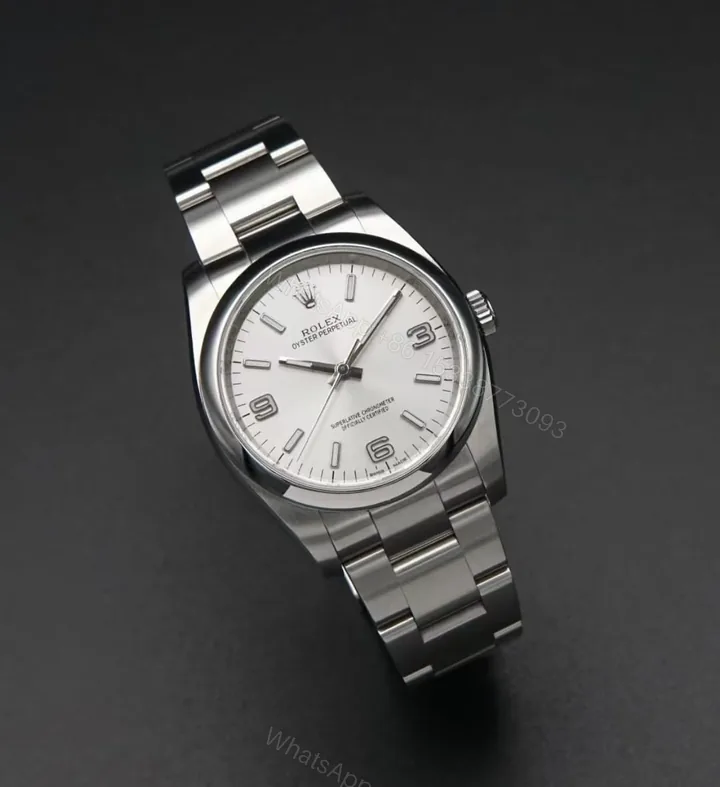 View 1 of ROLEX A貨 男款 Oyster Perpetual 白面機械腕錶 簡約百搭款