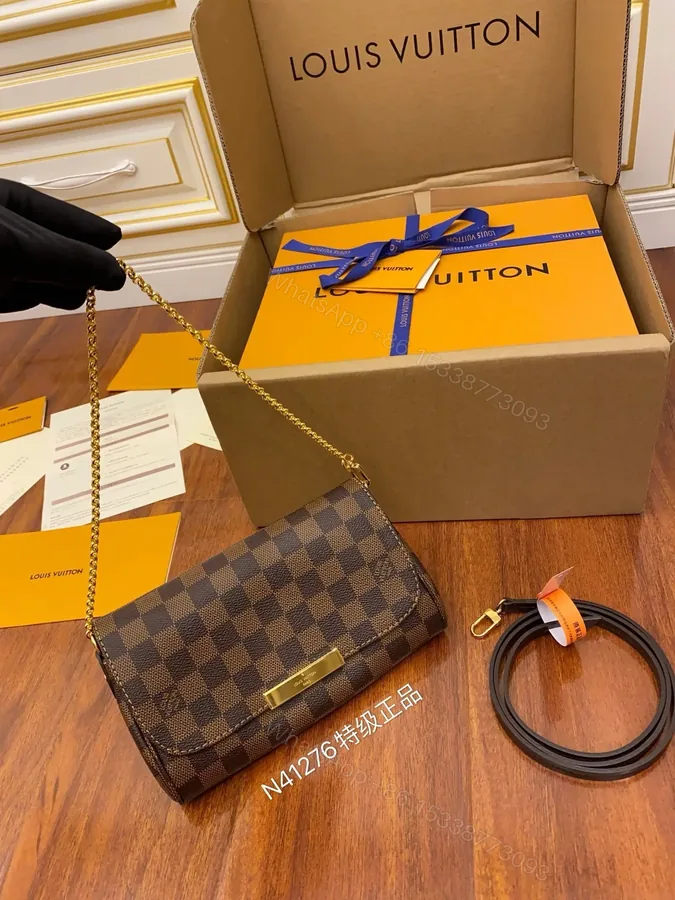 View 1 of Louis Vuitton Damier Ebene Favorite PM bag