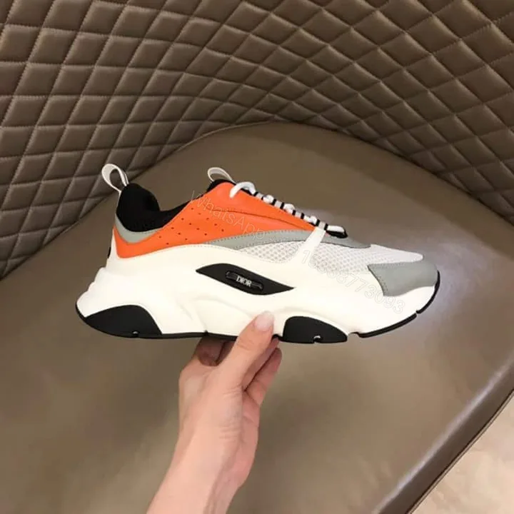 View 1 of B22 SNEAKER TECHNICAL MESH WITH AND CALFSKIN – CD105