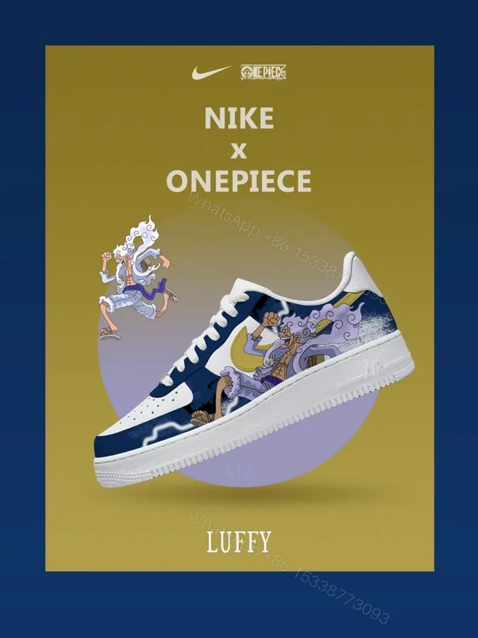 View 1 of Monkey D. Luffy V.9 Custom Air Force 1