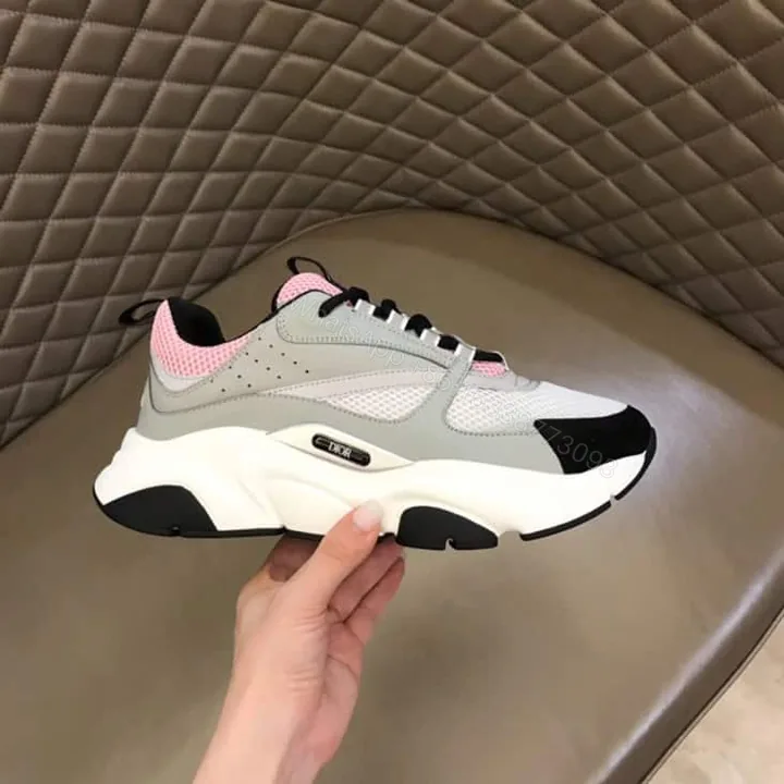 View 1 of B22 SNEAKER TECHNICAL MESH WITH AND CALFSKIN – CD109