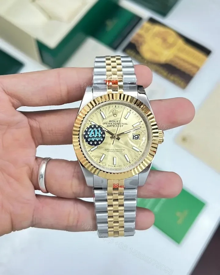 View 1 of Rolex Datejust Tropical Palm Motif 40mm Automatic