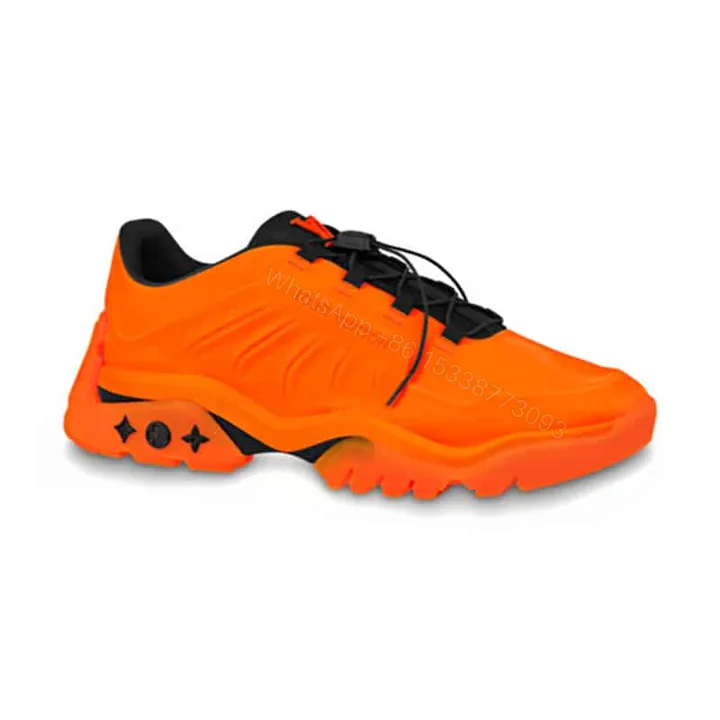 View 1 of Louis Vuitton Millenium Sneakers In Orange – LV272