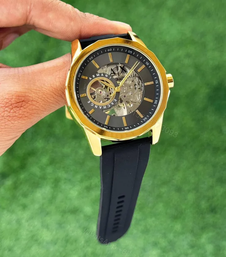 View 1 of Armani Exchange Black Strap