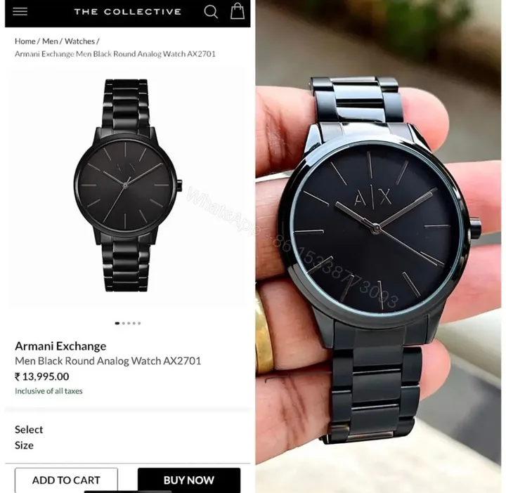 View 1 of Armani Exchange For Men’s 7AA Original Quality Collection Model – Cayde AX2701 Dial Size – 42mm
