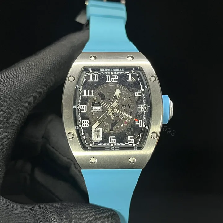 View 1 of Richard Mille RM010 Inspired Skeleton Automatic Watch RM010-SK-316L-2026