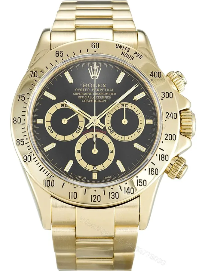 View 1 of Replica Rolex Daytona Black Dial 116528