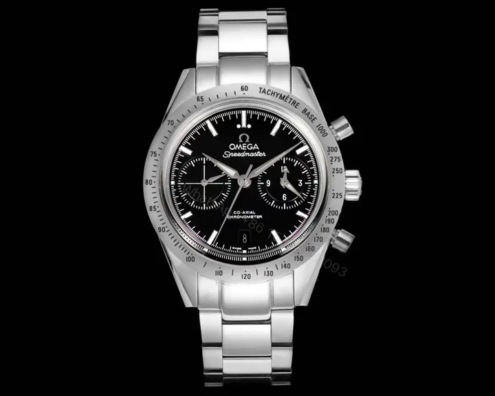 View 1 of Omega Speedmaster 57 Co-Axial Stainless Steel Black Dial Bracelet 331.10.42.51.01.001