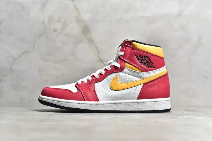 View 1 of Air Jordan 1 Retro High “Light Fusion Red” Reps