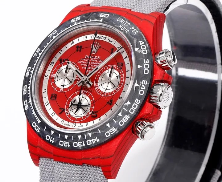 View 1 of AR Factory Clean Factory TW Rolex Daytona Carbon Fiber Red Watch