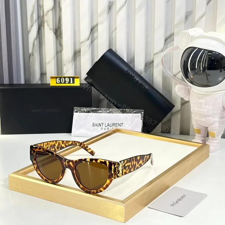 View 1 of Ysl C09B60-2 Sunglasses Black UV Protection