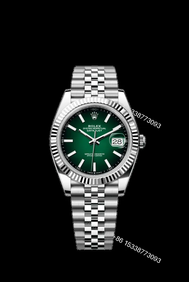 View 1 of Rolex Super Clone Watches 1:1 DateJust 41 m126334 Smoked Green