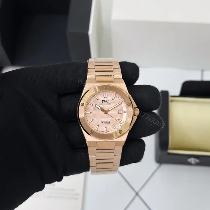 View 1 of IWC Ingenieur Automatic 40 Rose Gold Dial 7AA