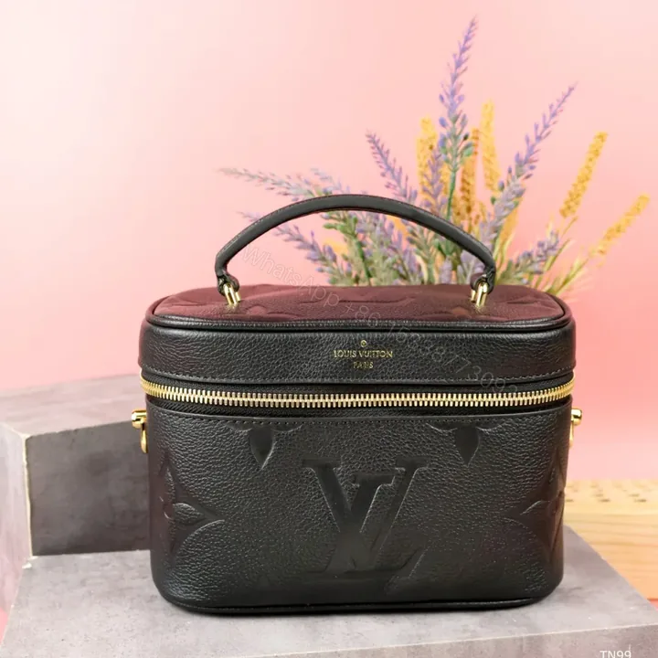 View 1 of Louis Vuitton LV Clutch Black Box Handbag Replica 11 19x13x10cm