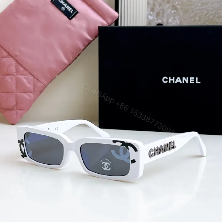 View 1 of White Acetate Square Sunglasses — Bold Luxe, Polarized UV400