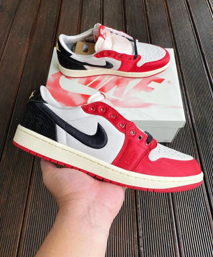 View 1 of Nike dunk split leather made shoes