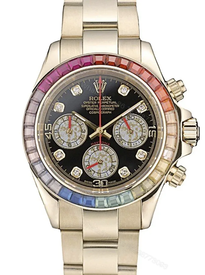 View 1 of Replica Rolex Daytona Black Dial 80251