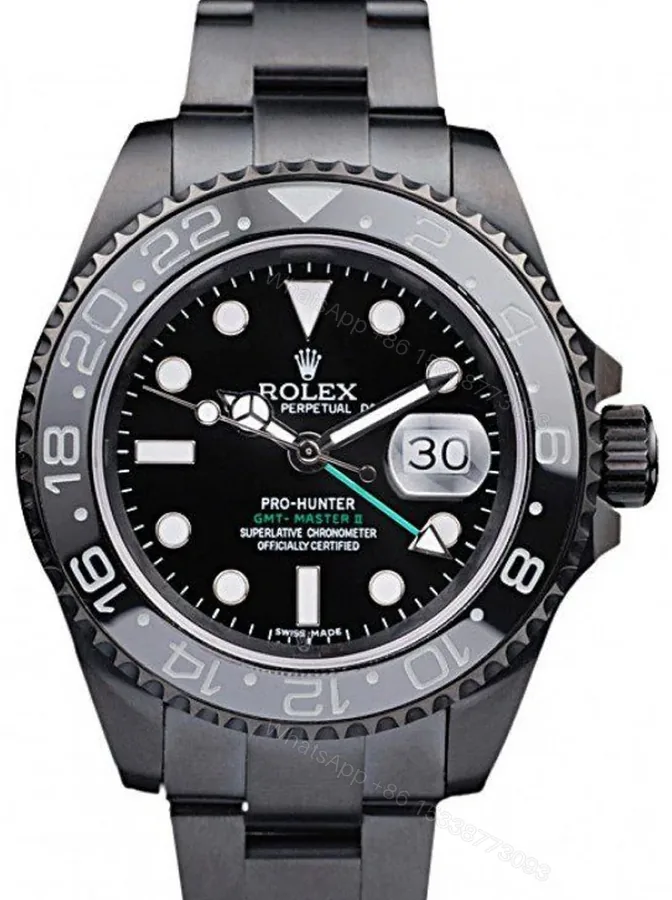 View 1 of Superclone Rolex GMT-Master II Black Dial REP016828