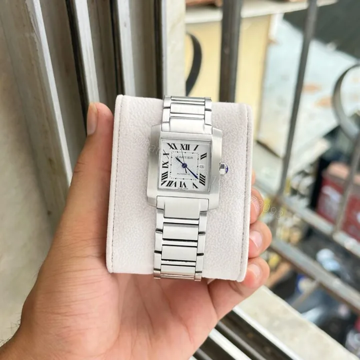 View 1 of Cartier Tank Francaise Large 38MM White Dial Automatic