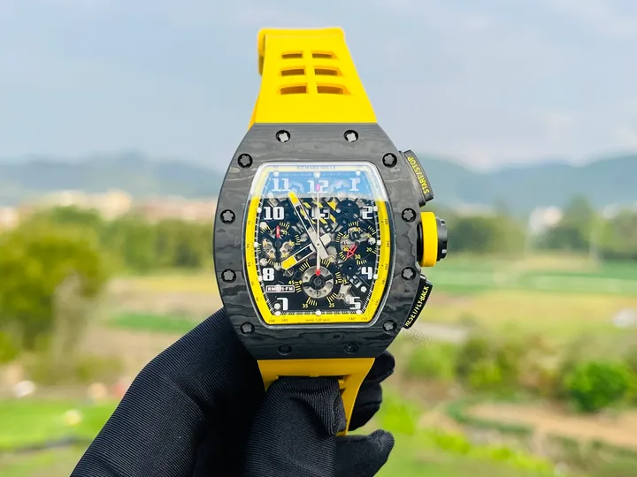 View 1 of Richard Mille RM011-FM F1 Inspired Titanium Automatic Chronograph Watch RM011-FM-TI