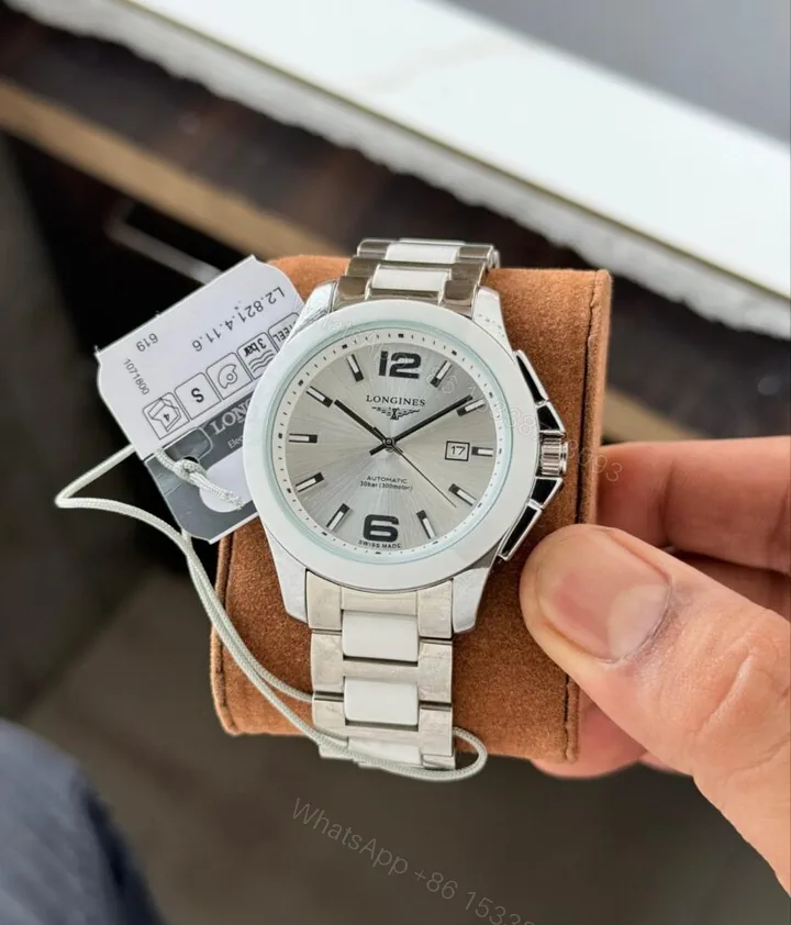 View 1 of Longines Conquest White Dial 41mm Quartz