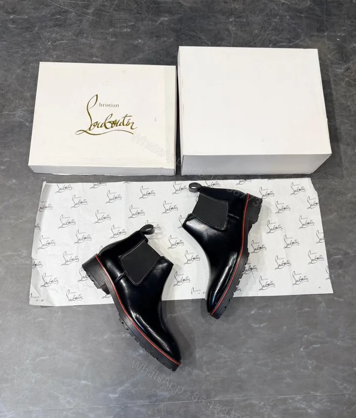 View 1 of First Copy Louboutin Chelsea Boots Men
