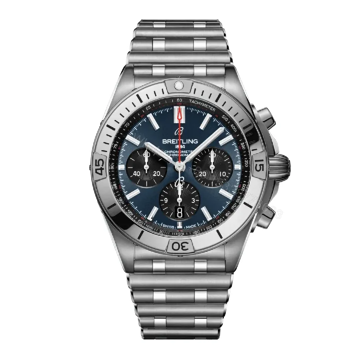 View 1 of Breitling Chronomat Blue Dial Replica