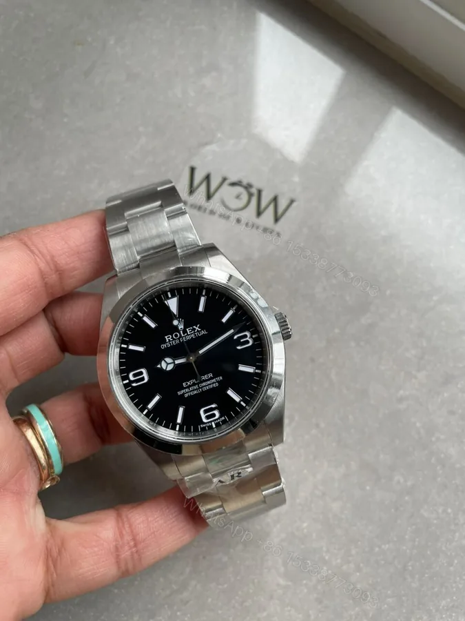 View 1 of ARF Factory 1:1 Rolex EXPLORER I 214270 39mm black dial ss strap