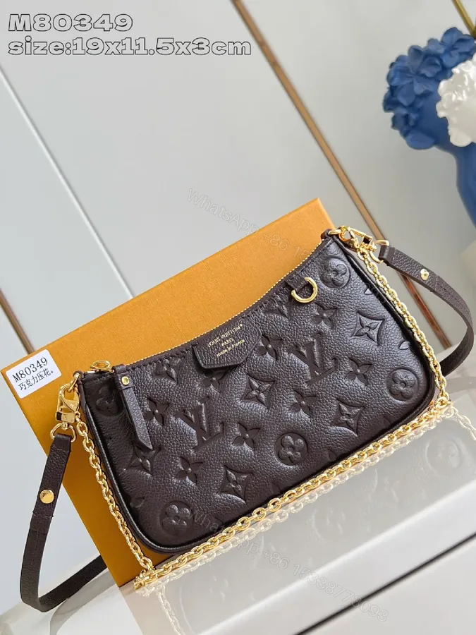 View 1 of Lux Embossed Monogram Crossbody: Everyday Opulence Bag