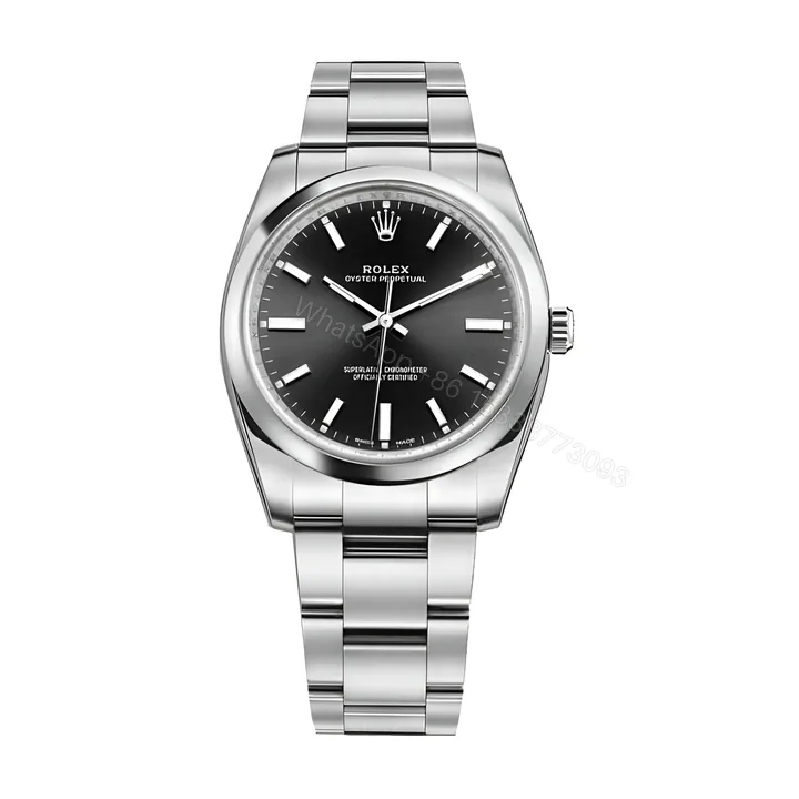 View 1 of Rolex Oyster Perpetual Automatic Black Dial Ladies 114200 Replica