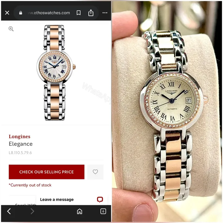 View 1 of Longines L8.110.5.79.6 Automatic Movement