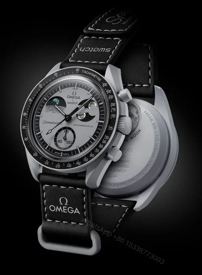View 1 of Omega Moon Watch Black Bezel 40mm Quartz