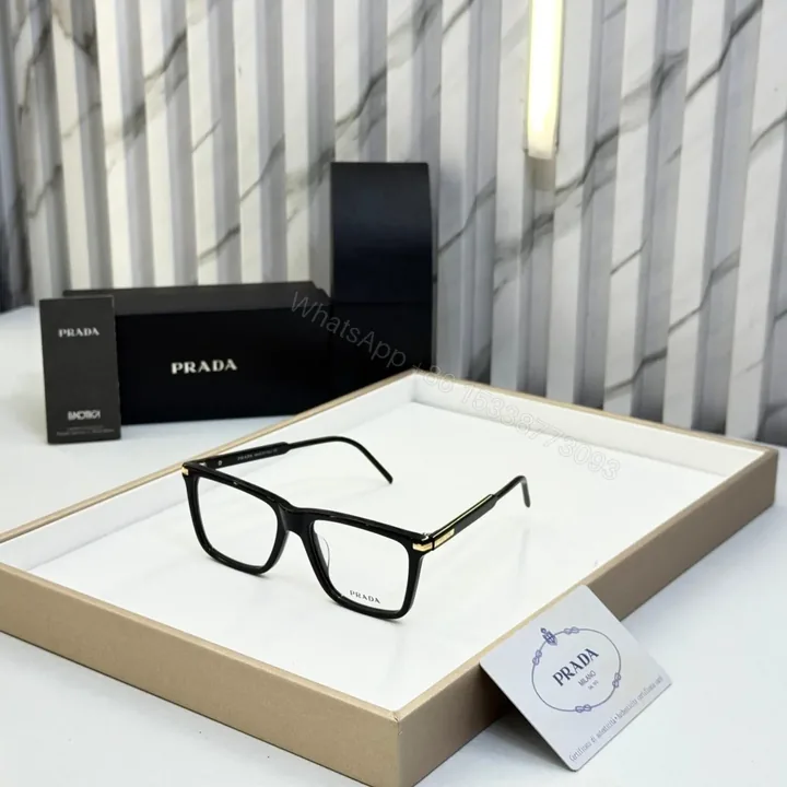 View 1 of Prada Men Black Optical Frame